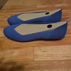 Brand new, never worn cornflower blue Rothy’s.